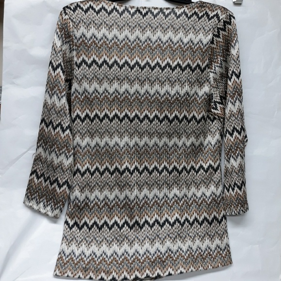 Ethyl Women's Top  in Brown Tones Sz. XXL - Picture 2 of 5